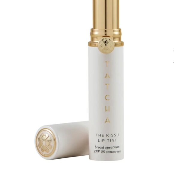 Tatcha  The Kissu Lip Tint SPF 25 Hydrating Tinted Lip Sunscreen Camellia NIB - Picture 7 of 7